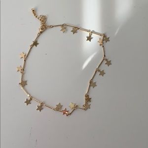 Star gold choker